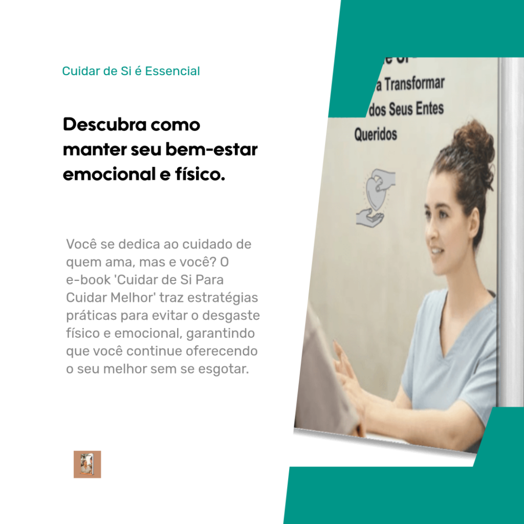 Cuidar de si é o primeiro passo para oferecer o melhor aos outros. Este guia essencial ajuda cuidadores a equilibrar bem-estar e dedicação, evitando o esgotamento e fortalecendo sua missão.