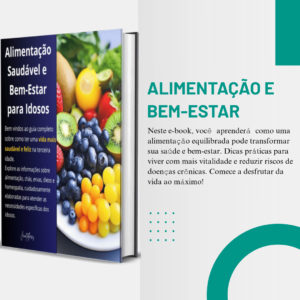 O e-book "Alimentação Saudável e Bem-Estar para Idosos" traz um guia prático e acessível para garantir refeições equilibradas, saborosas e nutritivas, ajudando a prevenir doenças e promovendo uma vida mais ativa e feliz. Porque cuidar da saúde é também cuidar de quem amamos. ❤️🍎 📖 Adquira agora e descubra como pequenas mudanças podem fazer uma grande diferença!