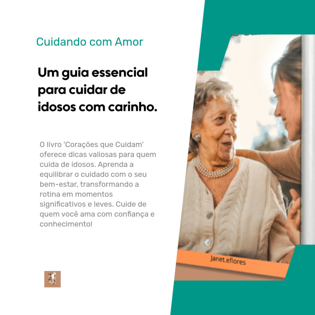Corações que Cuidam - O Amor que Transforma Vidas ❤️ Cuidar de um idoso é um ato de amor, paciência e dedicação. Neste e-book, você encontrará orientações valiosas para oferecer um cuidado mais humano, acolhedor e cheio de significado. Descubra como fortalecer laços, lidar com desafios e transformar o dia a dia em momentos de conexão e carinho. 💙
